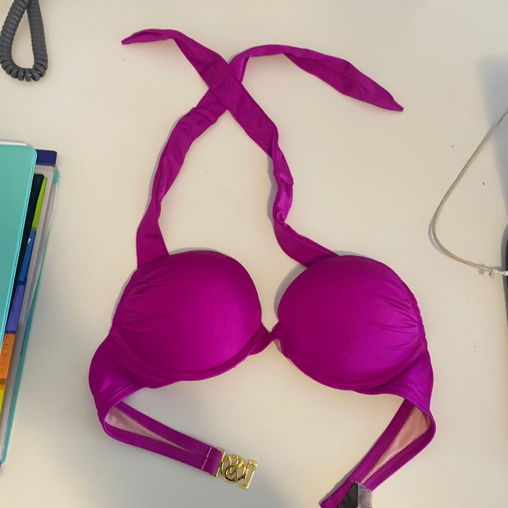 Victoria’s Secret hot pink Bikini top 34A